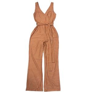EMORY PARK SLEEVELESS STRIPE JUMPSUIT